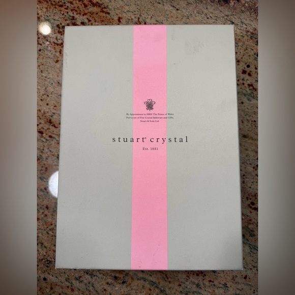 Stuart Crystal Romance Flute Pair 2 Champaign Flutes In Box - Picture 2 of 11